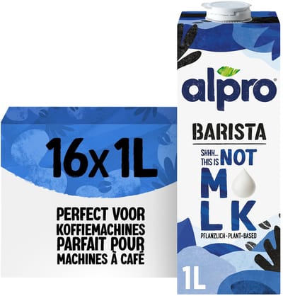 Alpro Barista This Is Not M*lk - Plantaardige Melk - Geschikt voor Koffie - Lactosevrij - 16 x 1L