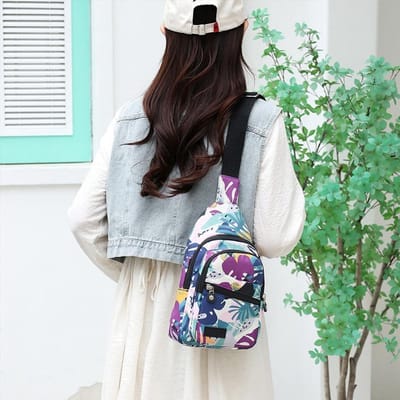 Stijlvolle Dames Schoudertas, Kleine Heuptas, Crossbody Tas met Brede Schouderband voor Outdoor Activiteiten, Reizen en Winkelen