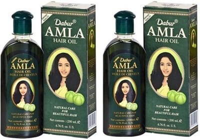 2 stuks DABUR AMLA OIL 100 ML