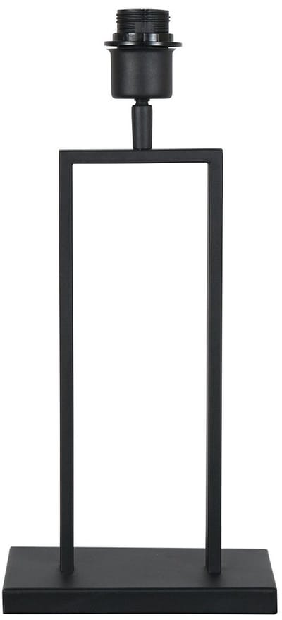 Tafellamp Stang 3843ZW zwarte kunststof en metalen lamp zonder kap met E27 fitting kantelbaar - Steinhauer