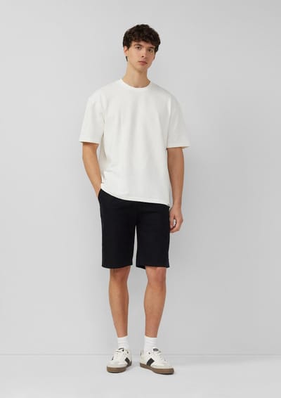s.Oliver - male - Detroit: Relaxed fit bermuda van linnenmix
