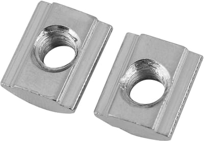 Dailygoods- Schuifgleufsteen 50 Stuks - Gecoate Koolstofstaal - Hoge Hardheid - Corrosieweerstand - Aluminium Profiel Accessoires - Lange Levensduur - T-Nut