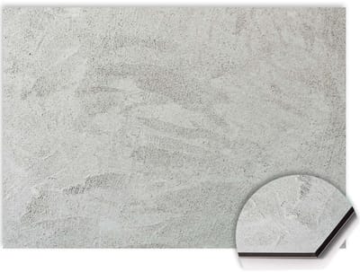 KitchenArt - Soft Concrete Finish Spatscherm - 60x30 cm - Spatscherm Achterwand Keuken - Spatwand Keuken