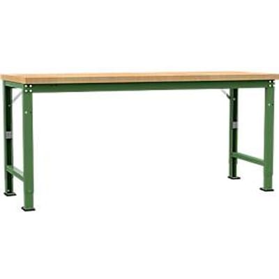 Manuflex werkbank Profi speciaal, tafelblad multiplex, 2000 x 700 mm, resedagroen