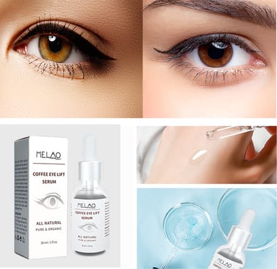 Eye Lift Serum met Koreaanse Caffeine– Bevat 2 stuks  - Verstevigend & Hydraterend Oogserum – Vermindert Wallen & Donkere Kringen - Voordeelverpakking