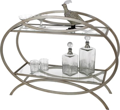 Wants&Needs Bijzettafel Ijzer Zilver 99 X 29.5 X 75.5