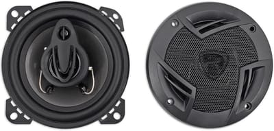 Auto Luidsprekers - Muziek Systeem - Verbeter Geluid - 3-Weg Systeem - 4 Inch - Zwart