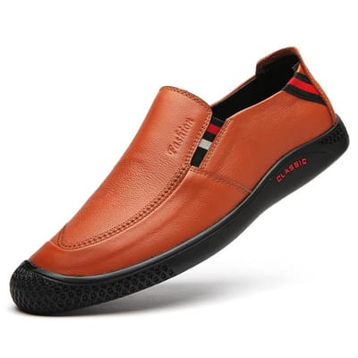 Mode Leren Schoenen Heren Leer Ademend Zacht Leer Zachte Zool Heren Zakelijk Casual Leren Schoenen Eerste Laag Rundleer 44 black