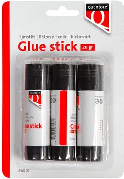 Lijmstift Quantore 3x20gr blister | 12 stuks