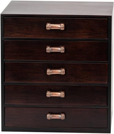 Bulk Tea Storage Box Home Kitchen Tea Cake Box Multilayer Drawer Storage Container Tea Box Chinese Tea Set Koffiedikopslag(Five floors)