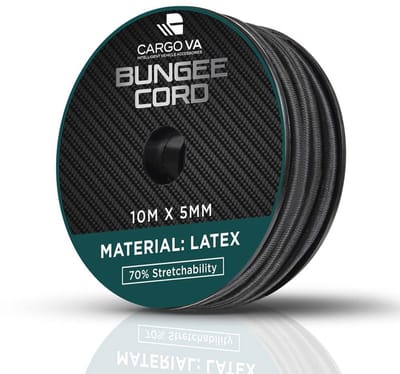 Weerbestendig Rubber Touw 5mm - 10m Uitzetbaar Touw voor Aanhangwagens en Dekzeilen
