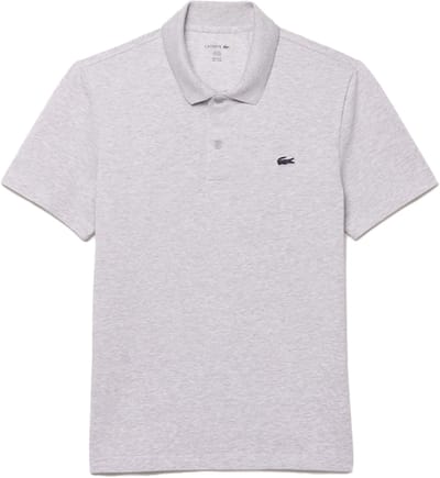 Lacoste Sport Polo Regular Fit stretch - lichtgrijs melange
