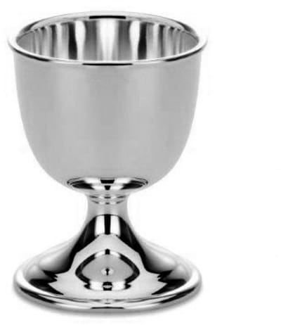 Unyqoos® Elegante verzilverde eierdopjes met tijdloos design en geschenkverpakking