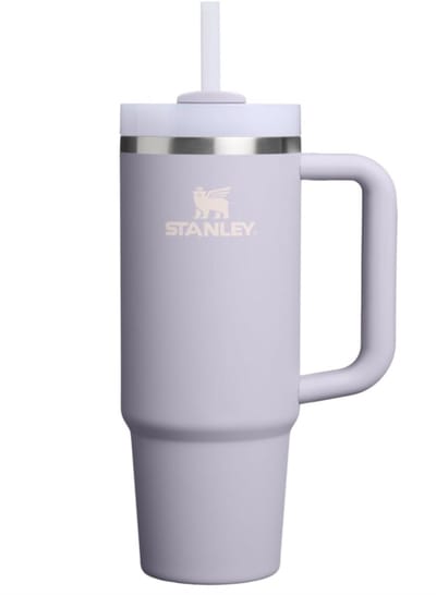 Stanley Quencher H2.0 Flowstate Tumbler 0.89L (Purple Dust) - RVS - Lekvrije Thermosbeker met Rietje & Handvat – Geïsoleerd RVS – BPA-vrij - Drinkfles Waterfles