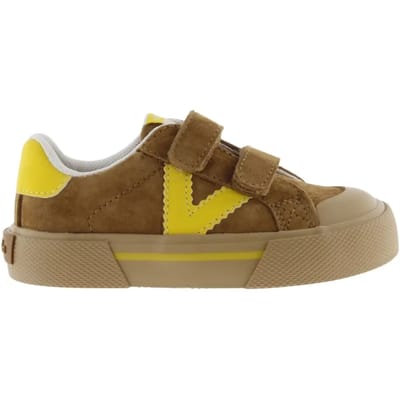 Contrastende suède schoenen voor baby Victoria Tribu Horma Ancha