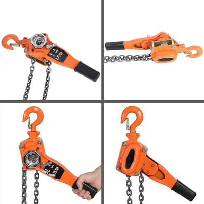 Dailygoods- Vergrendeling 0,75 t - Hefketting - Ratel - Verzinkt - Gesmede Haak - Comfortabele Grip - Hijsketting