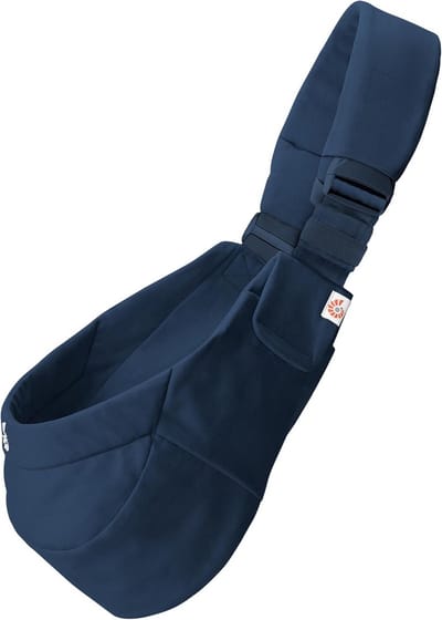 Babydrager - Draagzak - Spontaan Dragen - Ergonomische Zitondersteuning - 320 gram - Middernachtblauw