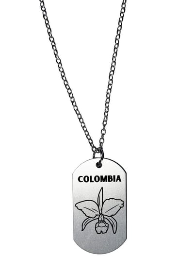 Akyol - colombia ketting - Piloot - colombia cadeau - beste land - leuk cadeau voor je vriend om te geven