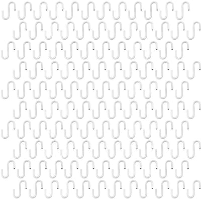 Cosensi - Dailygoods - Dailygoody - S-haken - Multifunctionele ophanghaken - 120 stuks - Zilver - Voor binnen en buiten - Ideaal voor slaapkamer, badkamer, keuken en kantoor