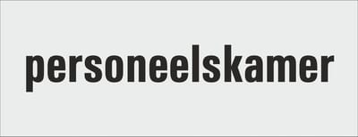 personeelskamer deurbordje - deur - tekstbordje - zelfklevend - geanodiseerd aluminium - 130 x 50 mm. - dikte 0,5 mm. - 5 jaar garantie!