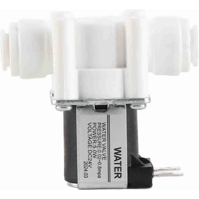 24VDC NC Kunststof Elektrische Solenoïdeklep Snelkoppeling voor Waterzuiveraar