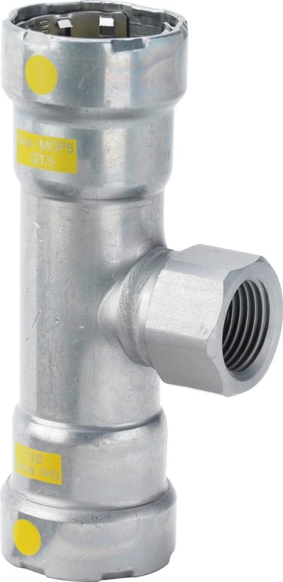 Viega mega g t-stuk 11/4x1/2x11