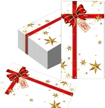 Cosensi - Kerstservetten - 40 Stuks - Luxe 3-laags - Rood - Perfect voor Feestdagen - Geschikt voor Diners en Bruiloften - Voor Kerstdecoraties