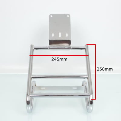 rms bagagerek achter voor piaggio 125 vespa px scooter 1977-1982 chroom nieuw
