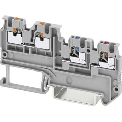Phoenix Contact 3244410 Initiator- en actuatorklem 3.5 mm Push-Lock-veeraansluiting Grijs 50 stuk(s)