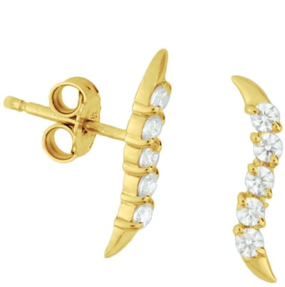 Huiscollectie Gouden Oorknoppen zirkonia 4018285