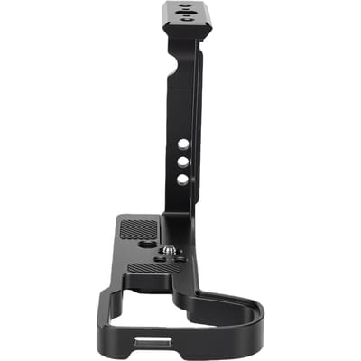 Cage de caméra adaptée aux appareils photo S1RII S1II S1IIE Cage de caméra en alliage d'aluminium avec trou de vis de 1/4 pouce Trou de localisation de 3/8 pouce black