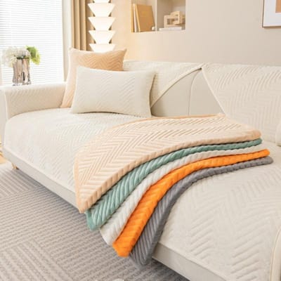 Winter Kristalfluweel Bankkussen Verdikt Warm Woonkamer Bankstel Eenvoudig Pluche Antislip Rugleuning Armleuning Handdoek Kussen 70x70cm 1pcs