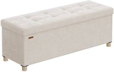 Roossentials opbergbankje - Zitbank met opbergruimte - Opbergkist - Opbergbank - Opbergruimte - Slate gray - 38x110x40 cm - Tot 300 kg