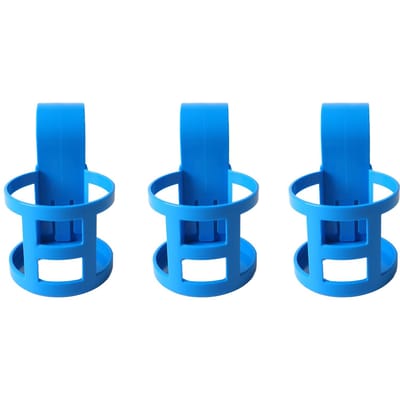 Porte-gobelet de piscine Anti-déversement Porte-boisson de piscine Bord de piscine Accessoires de piscine hors sol pour piscine ronde 3Pcs, Round