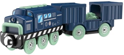 Playtive Trein Glow in the Dark - Zelfrijdend op batterijen - Licht- en geluideffecten