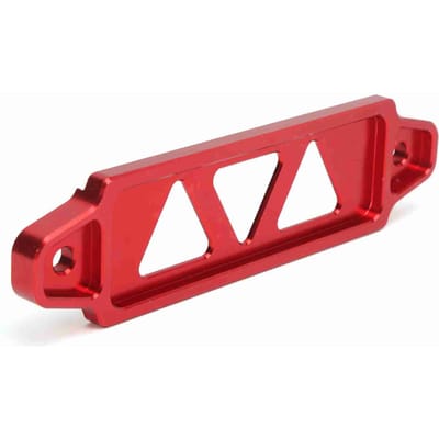 Support de fixation de batterie de voiture Rouge Alliage d'aluminium Équerre Remplacement pour Honda Civic EG red