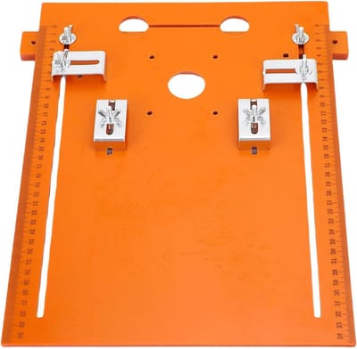 Basisplaat Cirkelzaag - Zaagaccessoire - Houtbewerking Precisie - Meerdere Gatenpatronen - Tot 30.5cm - Zwart