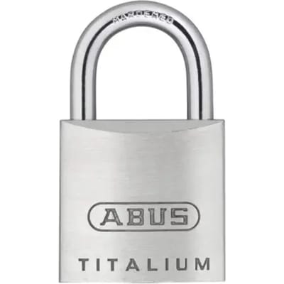 ABUS Hangslot titalium - 20mm - aluminium/beugel gehard staal met NANO-Protect (Verpakt in blister)