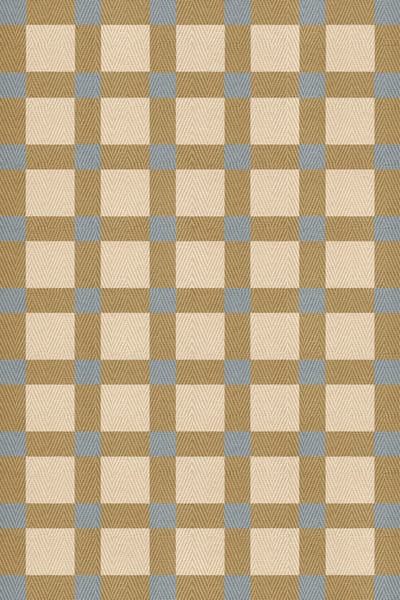 Layered Evelina Kroon Jute Dusk Vloerkleed - 300 x 300 cm - Beige,Grijs,Ivoor - Rechthoekig, Loper - Jute, Katoen - Eetkamer, Woonkamer, Slaapkamer - Geometrisch - Retro, Modern