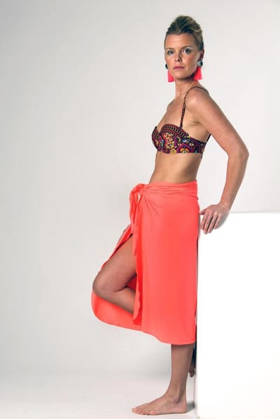 Donne del Sole - Pareo Pia - Neon Oranje - Omslagdoek