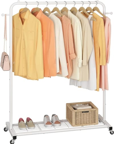 Kledingrek op Wieltjes - Dressboy - Kledingstang
