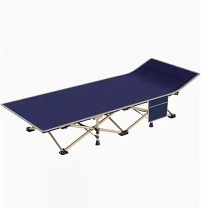 Draagbaar Bed - Kampeerbed Volwassenen - Buiten Ontspannen - 150 Kg Belasting - 178x67x35cm - Blauw