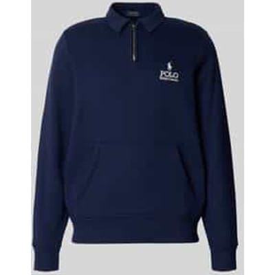 Sweatshirt met polokraag