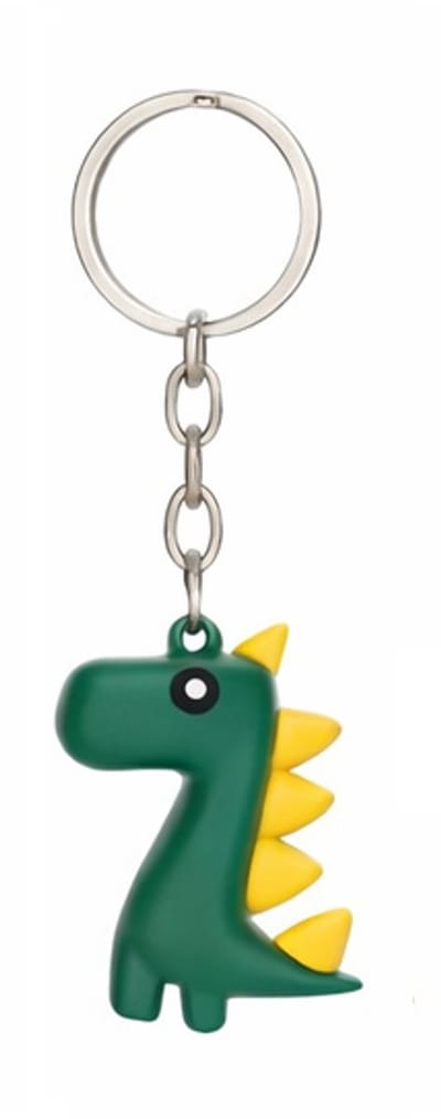 Dino Sleutelhanger 3D – Brachiosaurus Donkergroen – Dinosaurus Tas Hanger – Sleutelbos