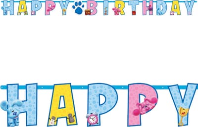 Amscan by Riethmuller - Riethmüller - Blue's Clues Letterbanner (15 x 180 cm)