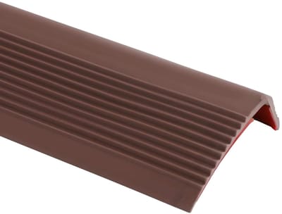 Zelfklevende traprandstrip – Voor thuis en kantoor – Antislip traprand – Bruin (1000 × 5 × 2,5 cm)
