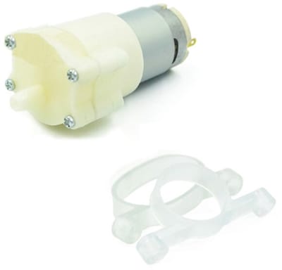 Mini membraanpomp 12V 365 DC diafragma pomp 2 tot 3 liter per minuut 8 mm aansluiting