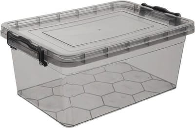 Voedselcontainer met Deksel Grijs GREY 9 l - Vershoudbakjes - Vershouddoos - Bakjes - Diepvriesbakjes - Vershouden