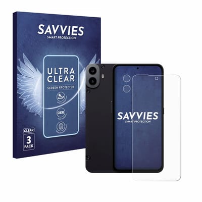 Savvies - Screenprotector voor Nothing CMF Phone 1 (Voor+Camera) - Folie Beschermfolie transparant 6 Stuks