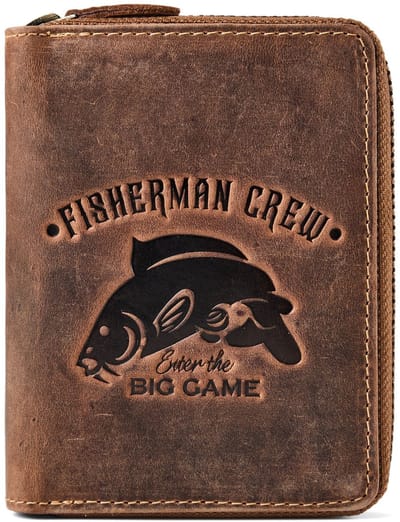 Greenburry Hecht Portemonnee Leder 10 cm - Unisex - Staand formaat - brown 1